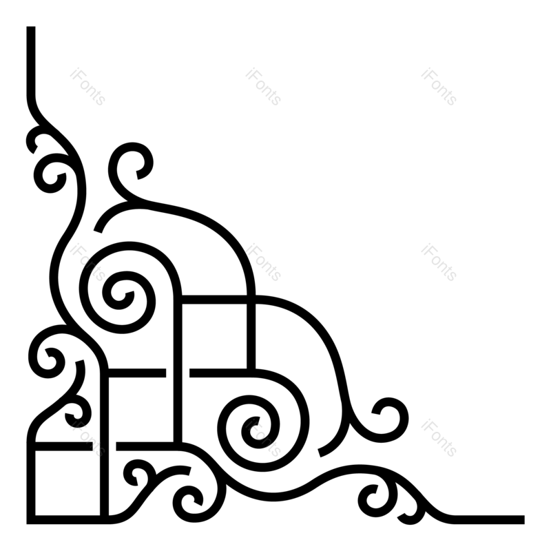 边框图片,花纹元素,复古花纹PNG,花边免抠素材